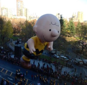 A Charlie Brown float that many enjoyed during the 2013 Macy's Thanksgiving Dat Parade. Photo Credits: Hollie Jones