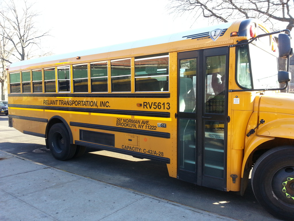 Schools buses may not be transporting students for trips for a while.