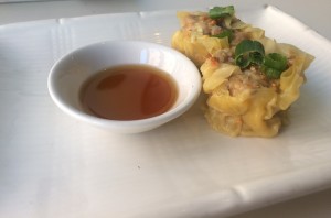 Bangkok Cuisine’s Lunch special gives you a choice of dumplings (left) or spring rolls (Above). 