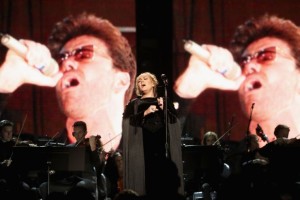 Adele performing "Fast Love" a tribute to George Michael. Photo Credit: The Recording Academy