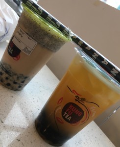 Oreo and Mango Bubble Tea are Kung Fu Tea's most popular flavors and you can go try it with your date!  Photo Credit: Tiffany Naraine 