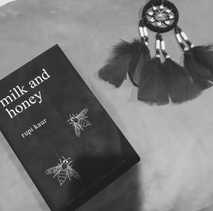 Two of my favorite items, a poetry book to relax my mind and having a dream catcher over hanging over me. Photo Credits: Kelliana Seeraj​​​