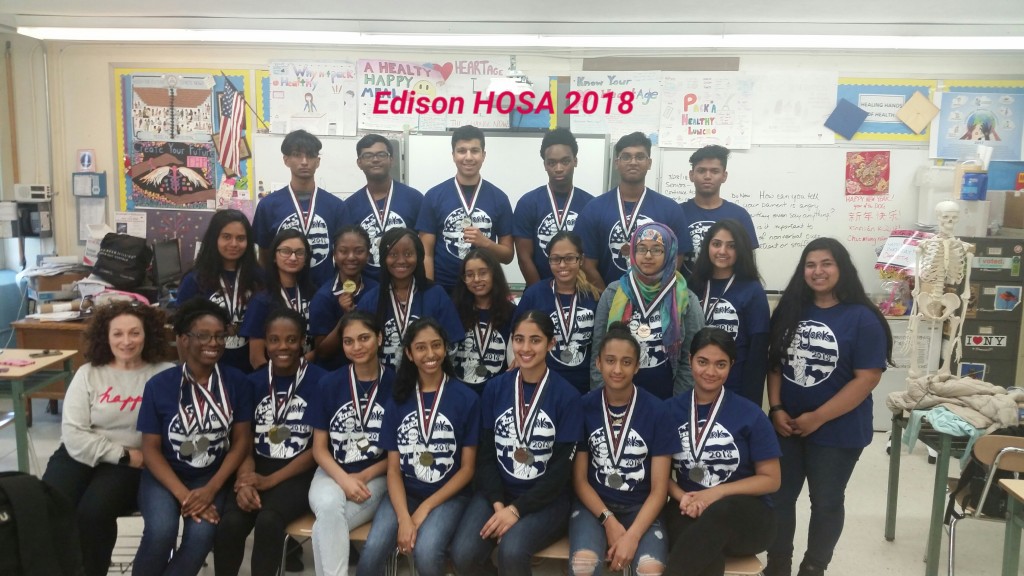 The HOSA: Future Health Professionals Chapter at Thomas Edison C.T.E.
Photo Credit:  Margaret Savitzky