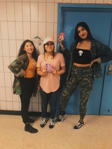  Students who dressed up for character day Aliyah Majid-Todd