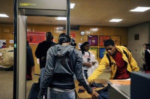 Caption: New York City Public School safety measures comprise of scanning, lockdowns and shelter-ins. Credit: Miguel Mendoza