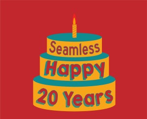 To commemorate Seamless' 20 years of business Edison is giving them a cake drawn in their art style. Credit: Byron Quinteros