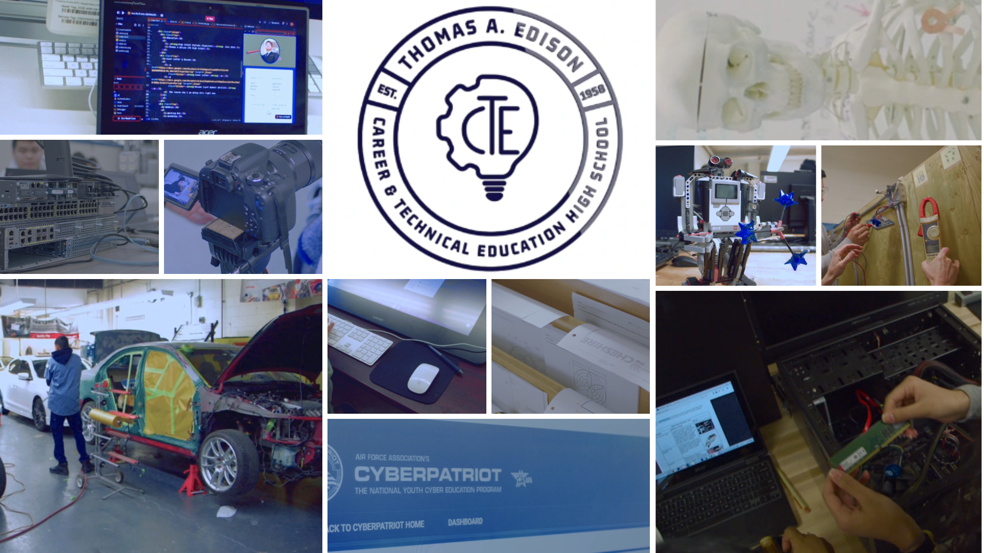 There are multiple career and technical education courses offered ranging from IT Specialist to Medical Assisting and Automotive.