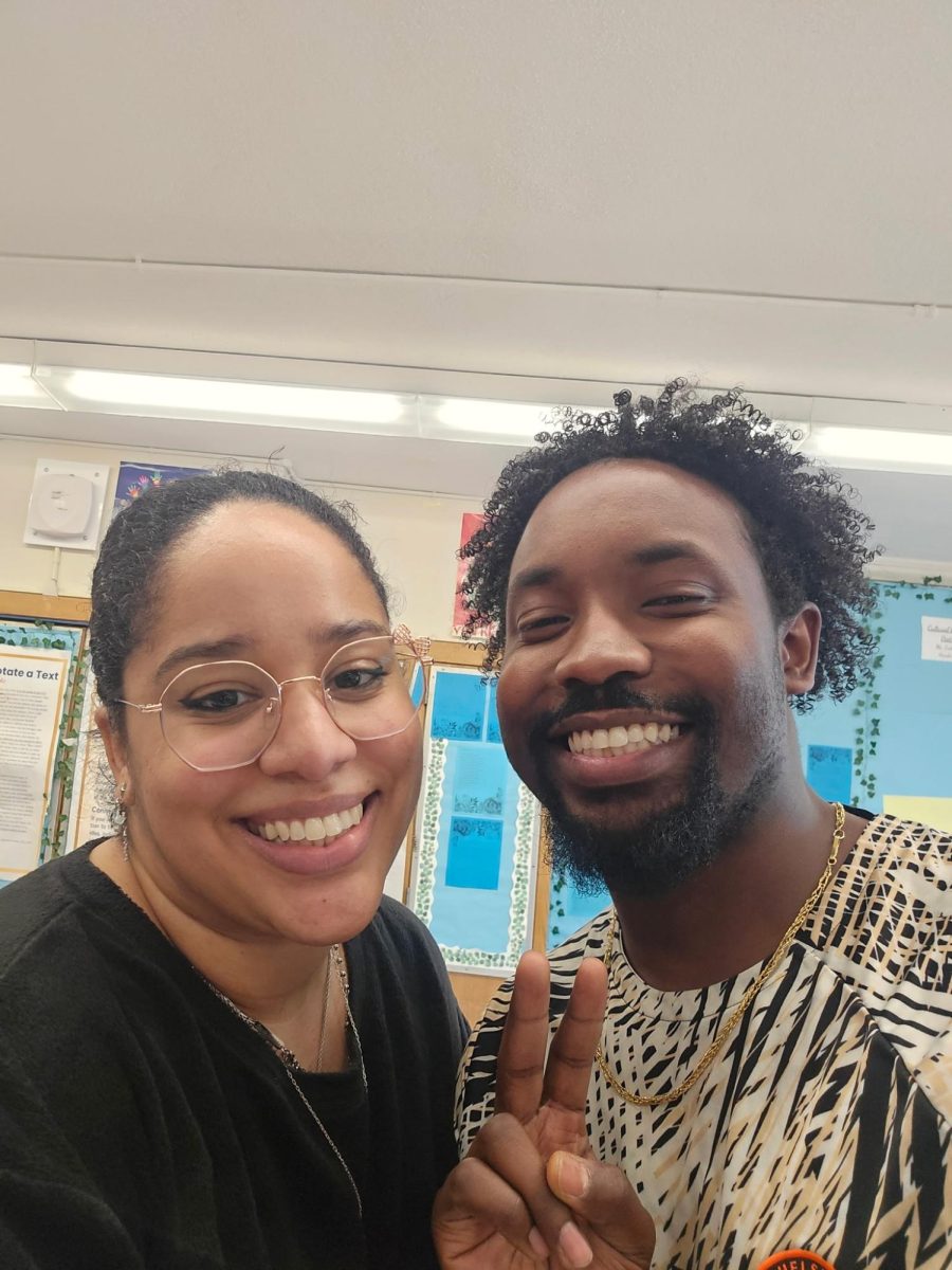 Ms. Alondra Ramos and Mr. Walter Ollivierre have been advising the poetry club for the past seven years. 