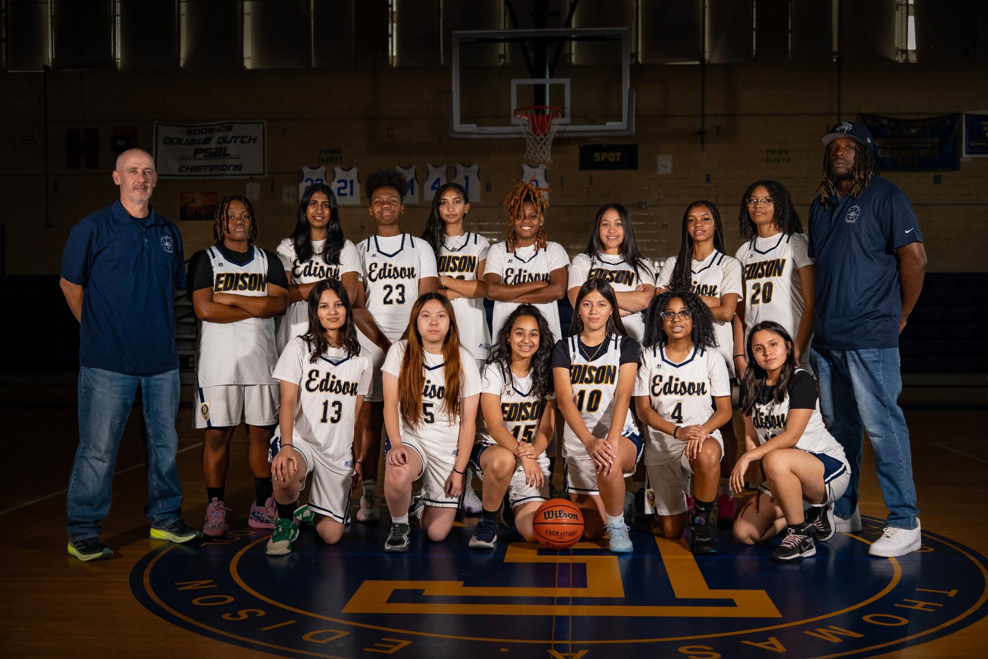 The entire team of Lady Inventors for the 2026 Basketball season. 