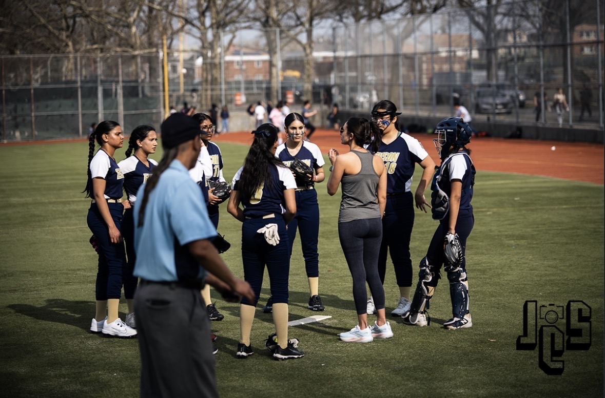 Team Gathers in a Circle as Coach Sabella gives final instructions.