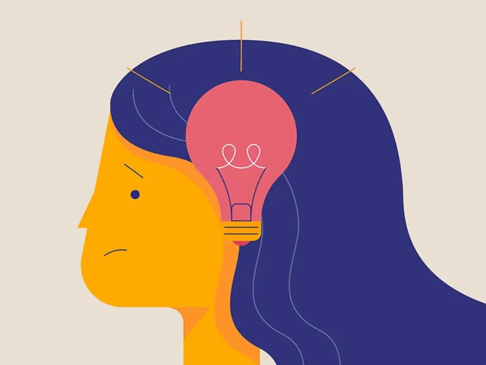 A girl appears lost within her own mind, symbolizing the pressure teens face to fit modern fashion trends and expectations.— Illustration by Pablo Peiker and Ulisses Soares