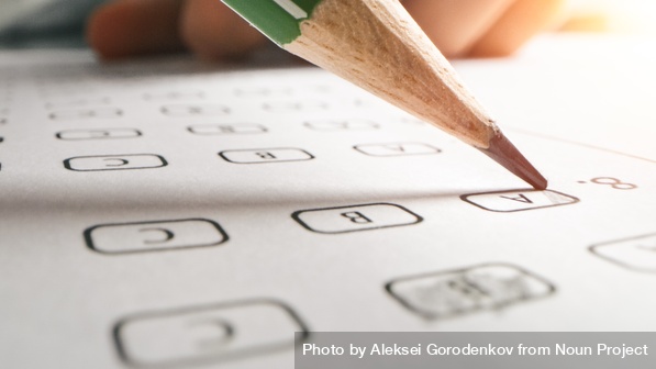 The days of pencil and scantron might be past, but standarized tests are here to stay. By Aleksei Gorodenkov from Noun Project (CC BY-NC-ND 2.0)